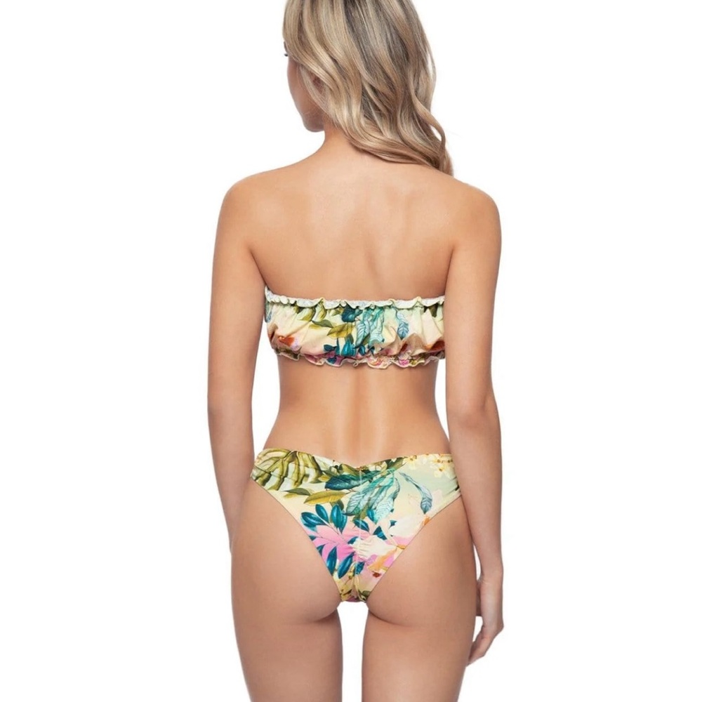NWT‎ Oasis PQ Ruched Bandeau Top - Picture 5 of 10
